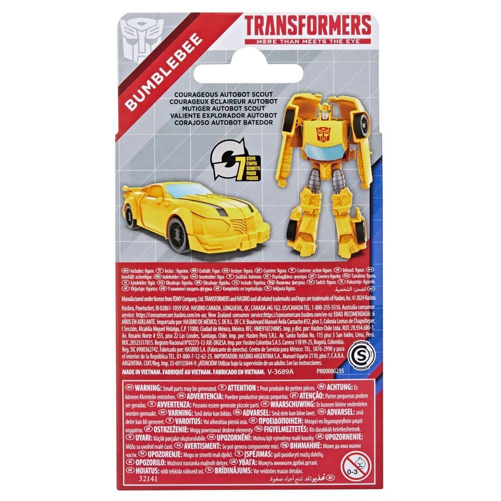Figurina transformabila, Transformers, Authentics Bravo, Bumblebee, F8586