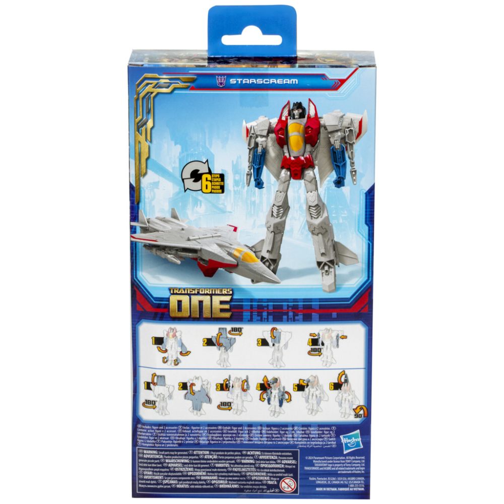 Figurina robot transformabila, Transformers One, Starscream, F87015