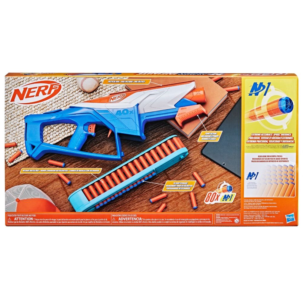 Blaster cu 80 sageti din spuma, Nerf, N1 Series, Infinite | Noriel