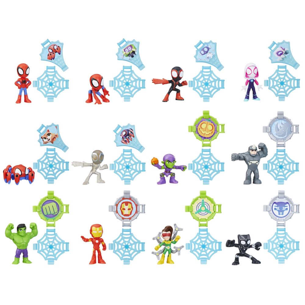 Mini figurina surpriza cu accesorii, Spidey and His Amazing Friends, F8843