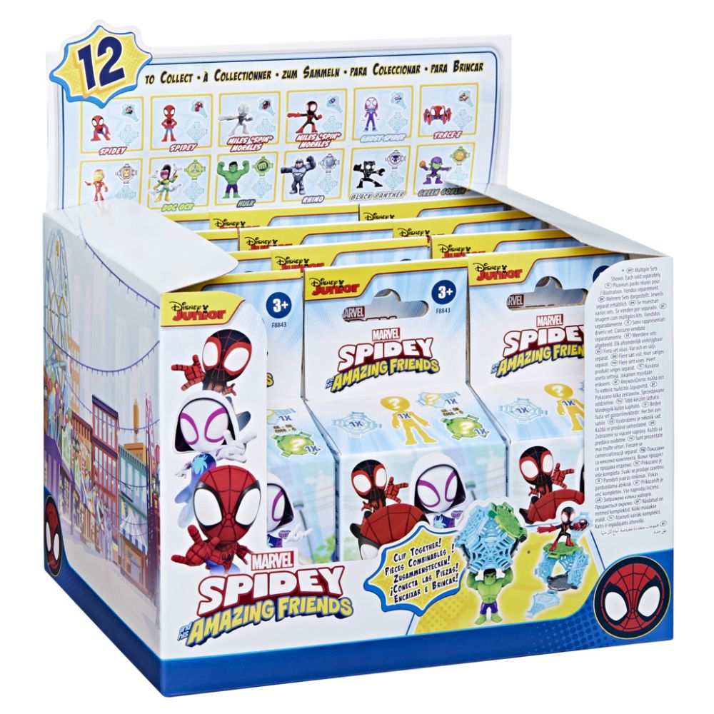 Mini figurina surpriza cu accesorii, Spidey and His Amazing Friends, F8843