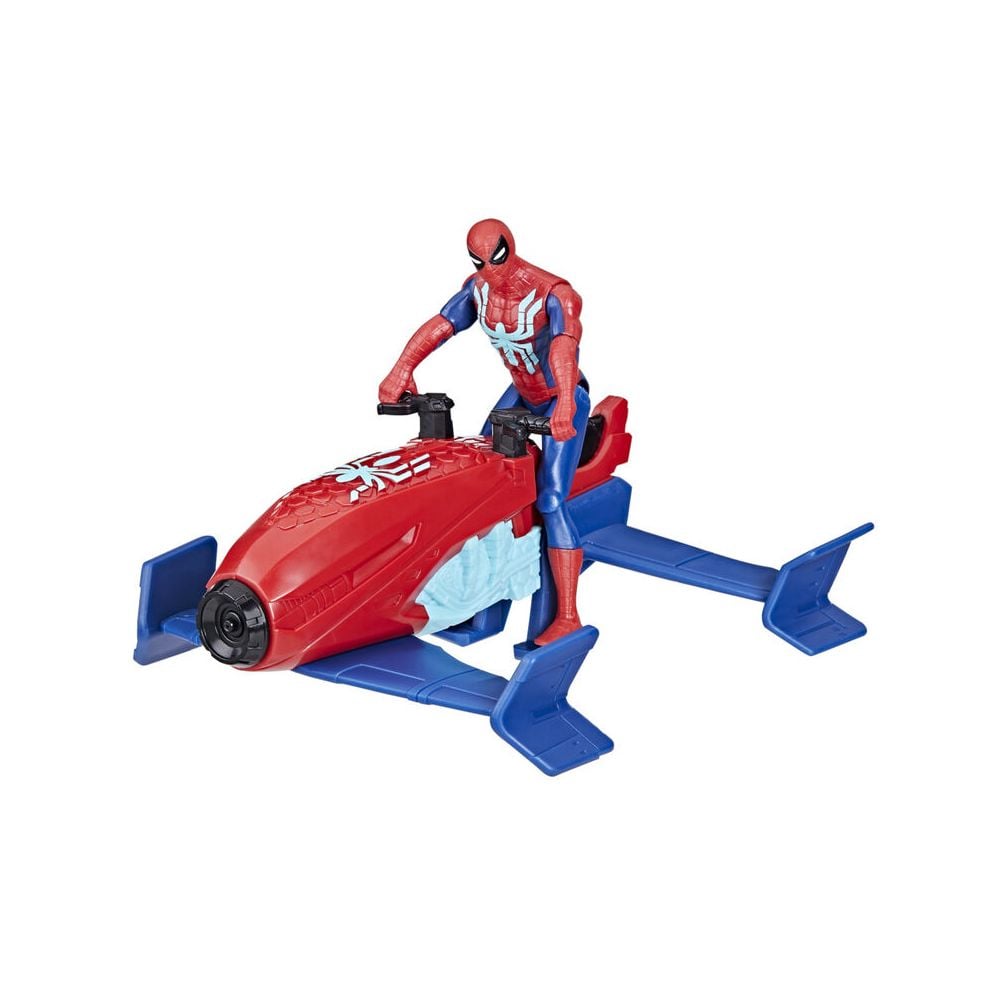 Figurina si vehicul, Marvel Spider-Man, Web Splashers, Spider-Man si Hydro Jet