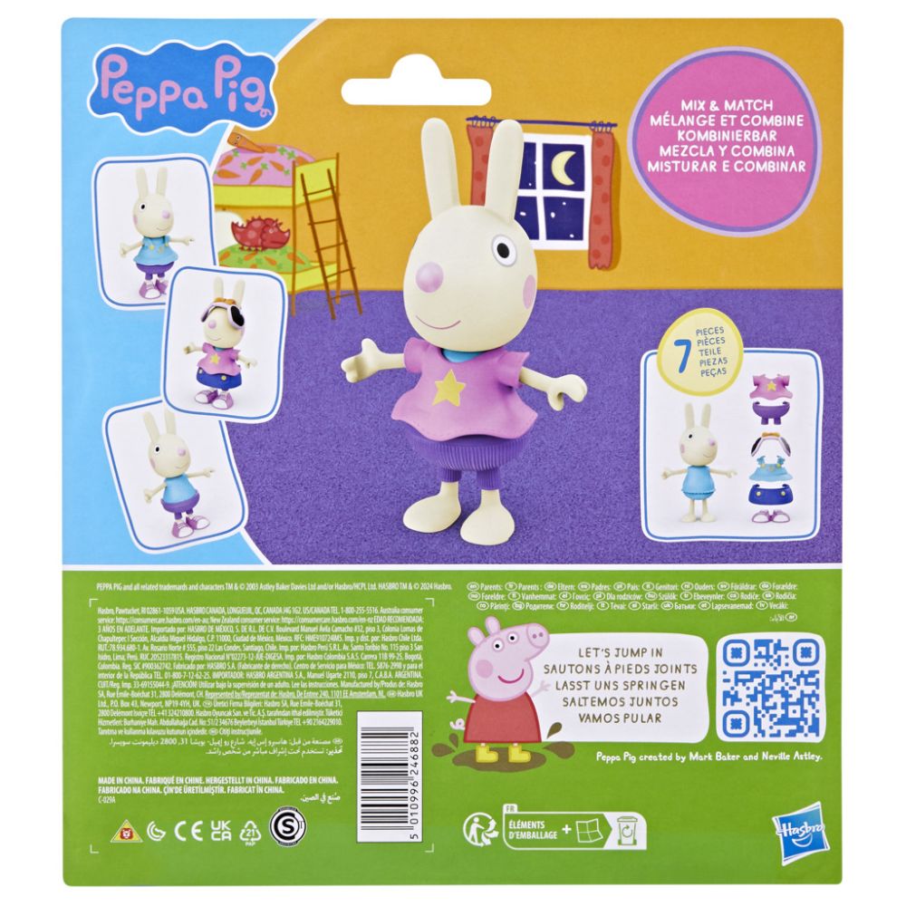 Set figurina cu accesorii fashion, Peppa Pig, Rebecca Rabbit, G0329