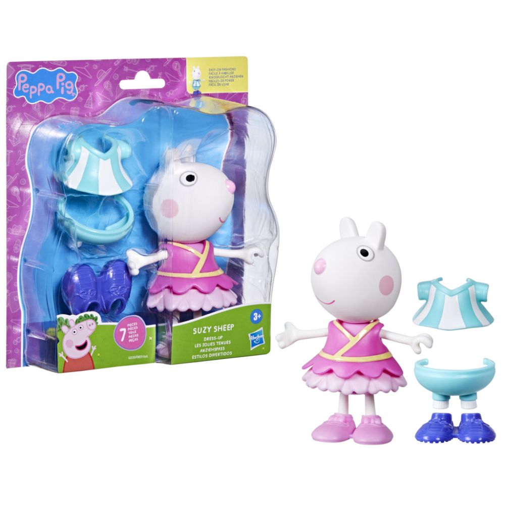 Set figurina cu accesorii fashion, Peppa Pig, Suzy Sheep, G0330