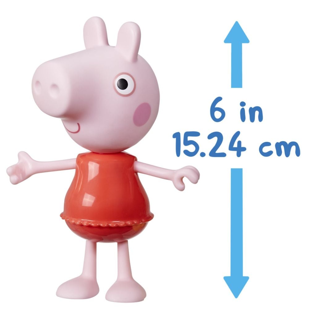 Set figurina cu accesorii fashion, Peppa Pig, Rainy Day Dress-Up, G1757
