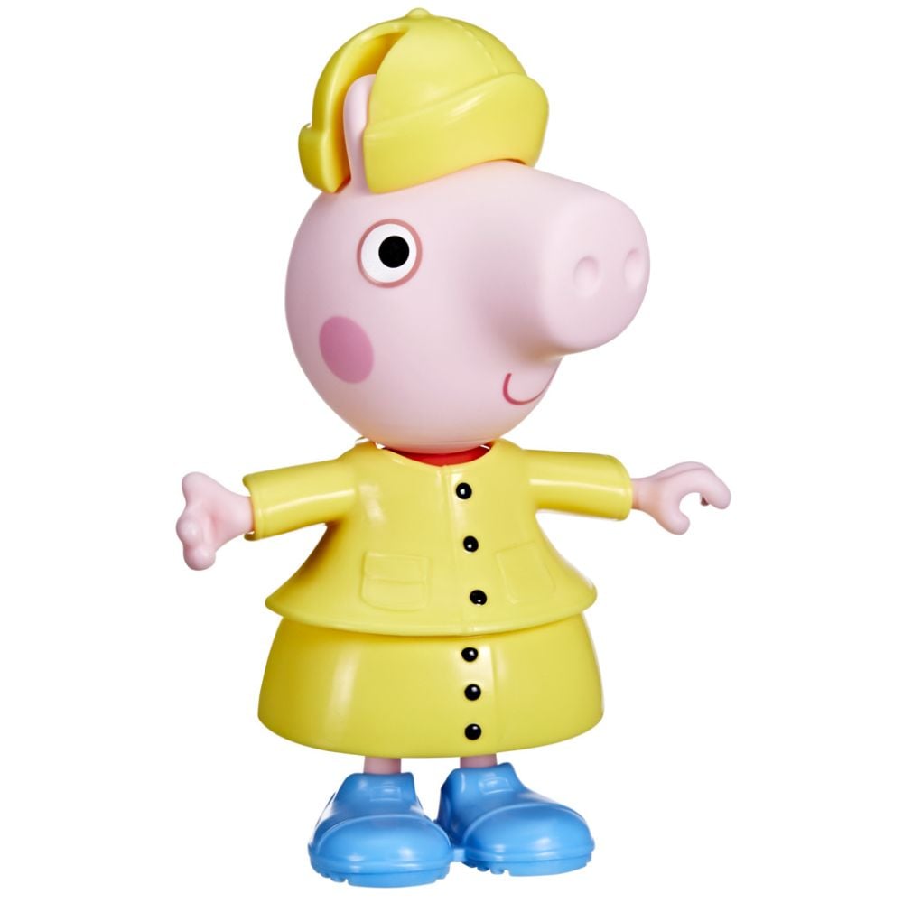 Set figurina cu accesorii fashion, Peppa Pig, Rainy Day Dress-Up, G1757