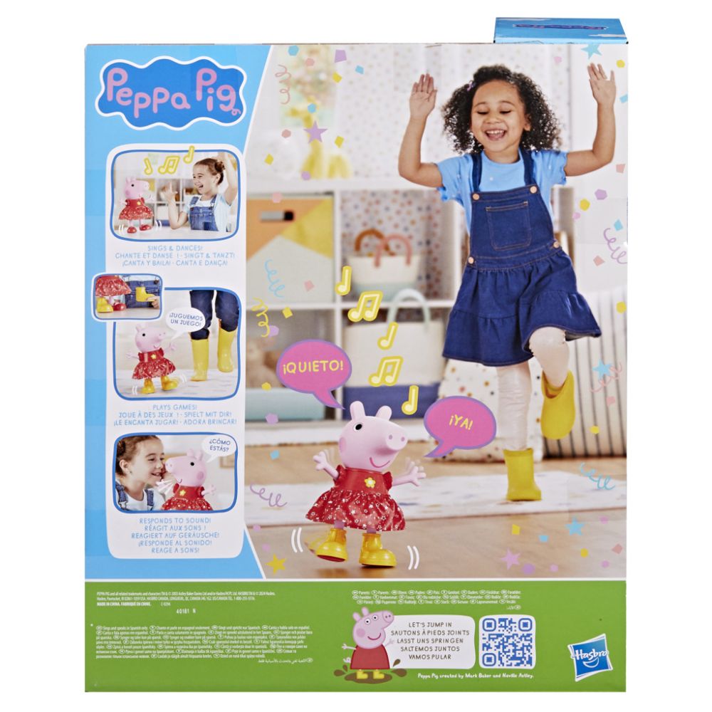 Figurina interactiva Peppa Pig, 30 cm, F8873
