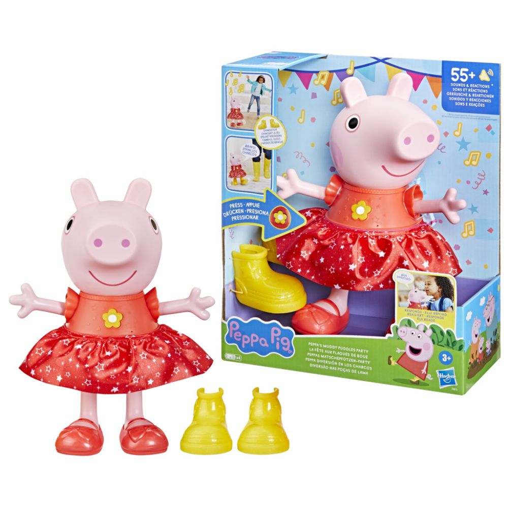 Figurina interactiva Peppa Pig, 30 cm, F8873