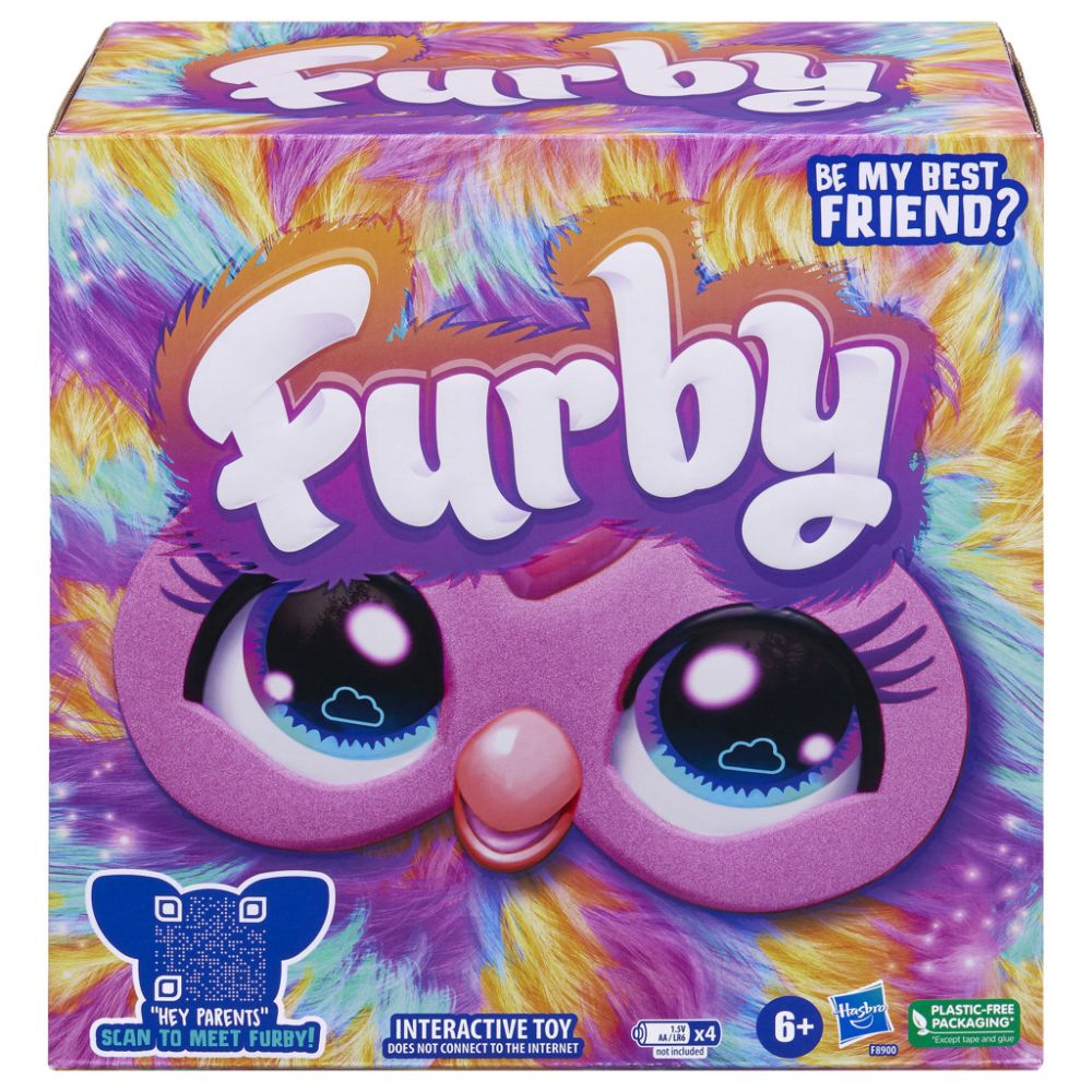 Jucarie de plus interactiva, Furby, Tye Die, 15 cm