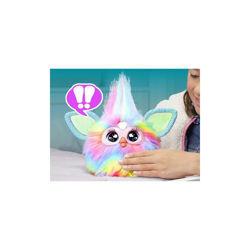 Jucarie de plus interactiva, Furby, Tye Die, 15 cm | Noriel