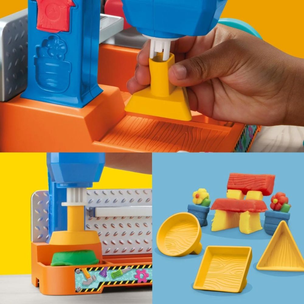 Set de joaca, Play-Doh, Banc de lucru cu scule, F9141