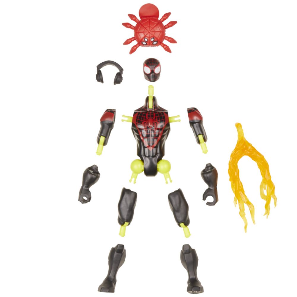 Figurina cu accesorii, Marvel Spiderman, Mixmashers, Miles Morales, F9214