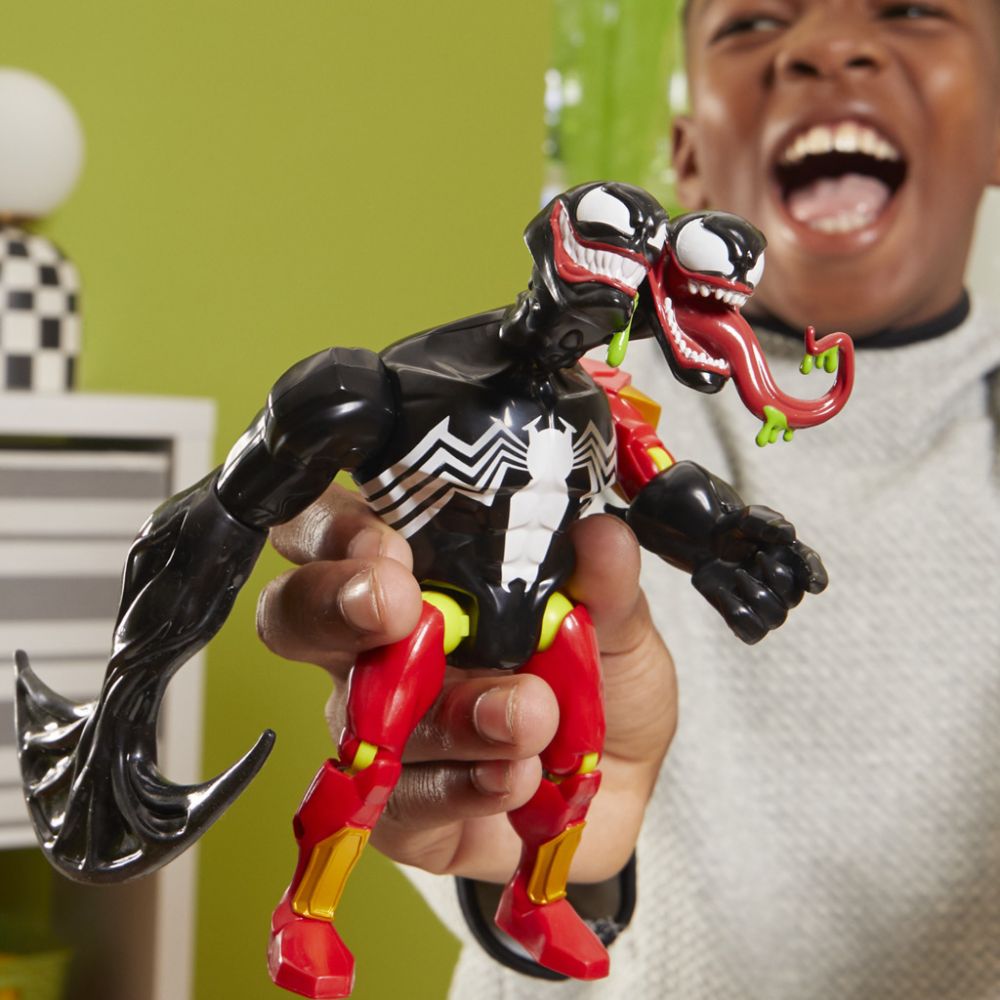 Figurina cu accesorii, Marvel Spiderman, Mixmashers, Venom, F9216
