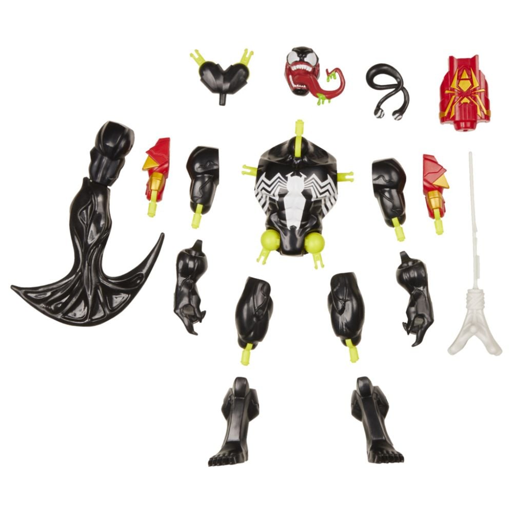 agent① 6セット Figurina cu accesorii, Marvel Spiderman, Mixmashers, Venom, F9216
