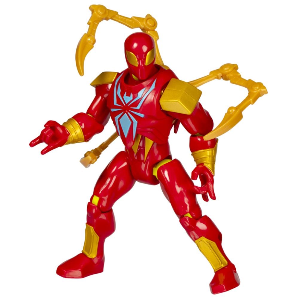 Figurina cu accesorii, Marvel Spiderman, Mixmashers, Iron Spider, F9217