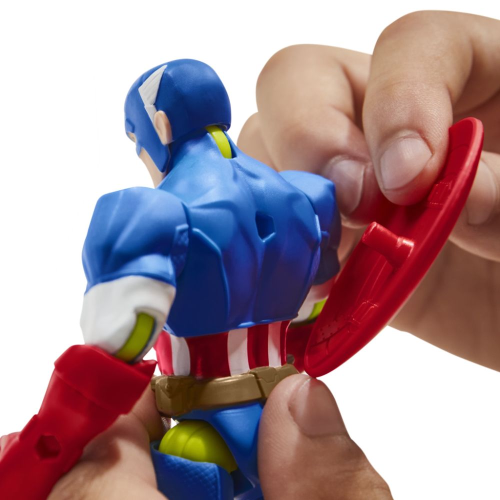 Figurina articulata, Marvel Avengers, Mixmashers, Captain America, F9267