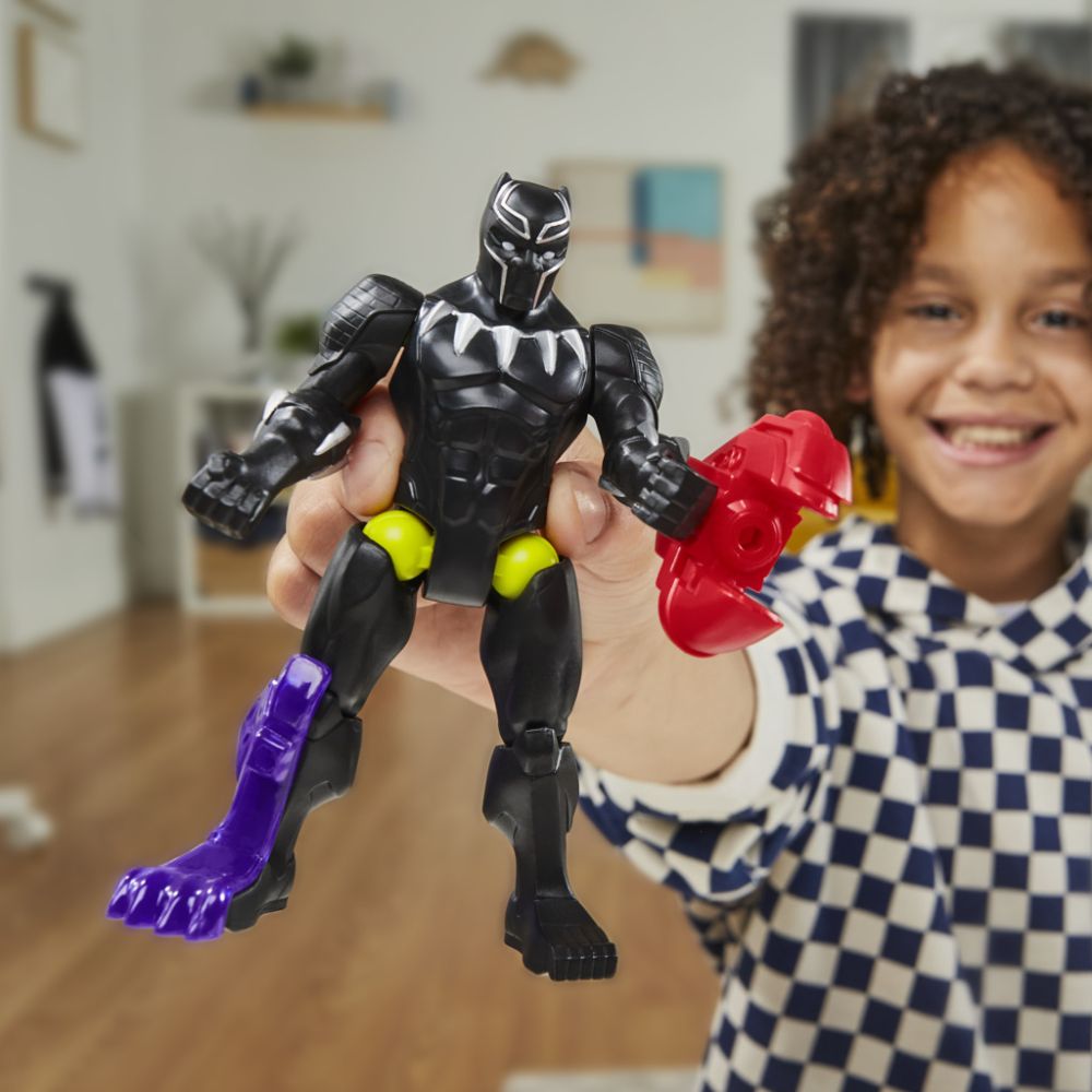 Figurina articulata, Marvel Avengers, Mixmashers, Black Panther, F9268