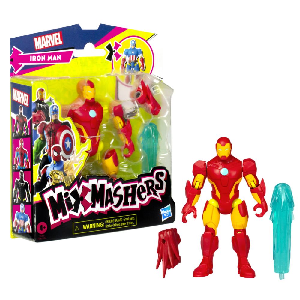 Figurina articulata, Marvel Avengers, Mixmashers, Iron Man, F9269