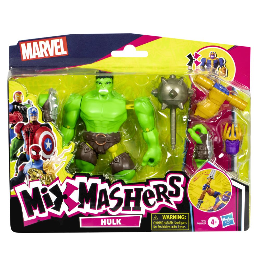 Marvel マルベル Fragrant　Check　Onepiece Figurina articulata cu accesorii, Marvel Avengers, Mixmashers