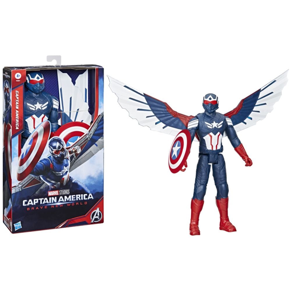 Figurina Marvel, Avengers, Brave New World Deluxe, Captain America, 30 cm, F9301