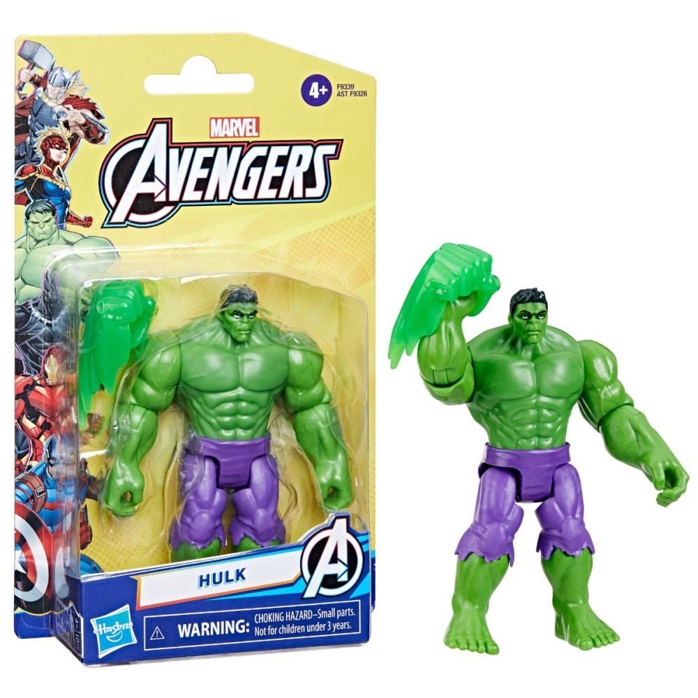 Figurina Marvel Avengers, Evergreen, Hulk, 10 cm