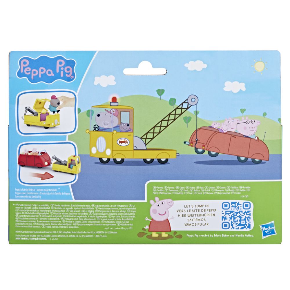 Set figurina si camion cu macara, Peppa Pig, Granddad Dog, F9519