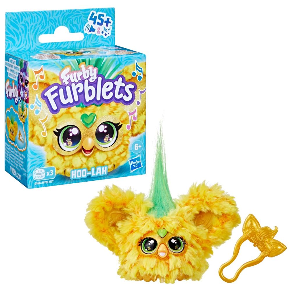 Jucarie de plus interactiva, Furby Furblets, Hoo-Lah, G1612 | Noriel