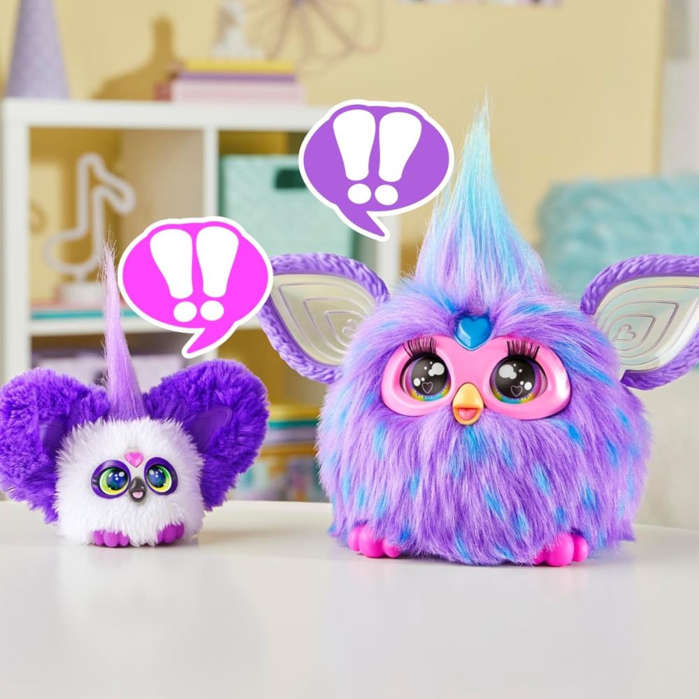 Jucarie de plus interactiva, Furby Furblets, Bam-Boo, G1698