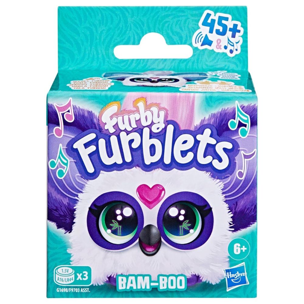 Jucarie de plus interactiva, Furby Furblets, Bam-Boo, G1698