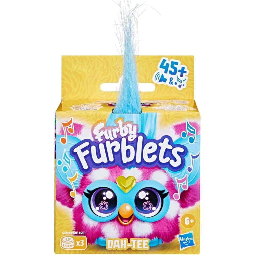 Jucarie de plus interactiva, Furby Furblets, Dah-Tee, 5 cm | Noriel