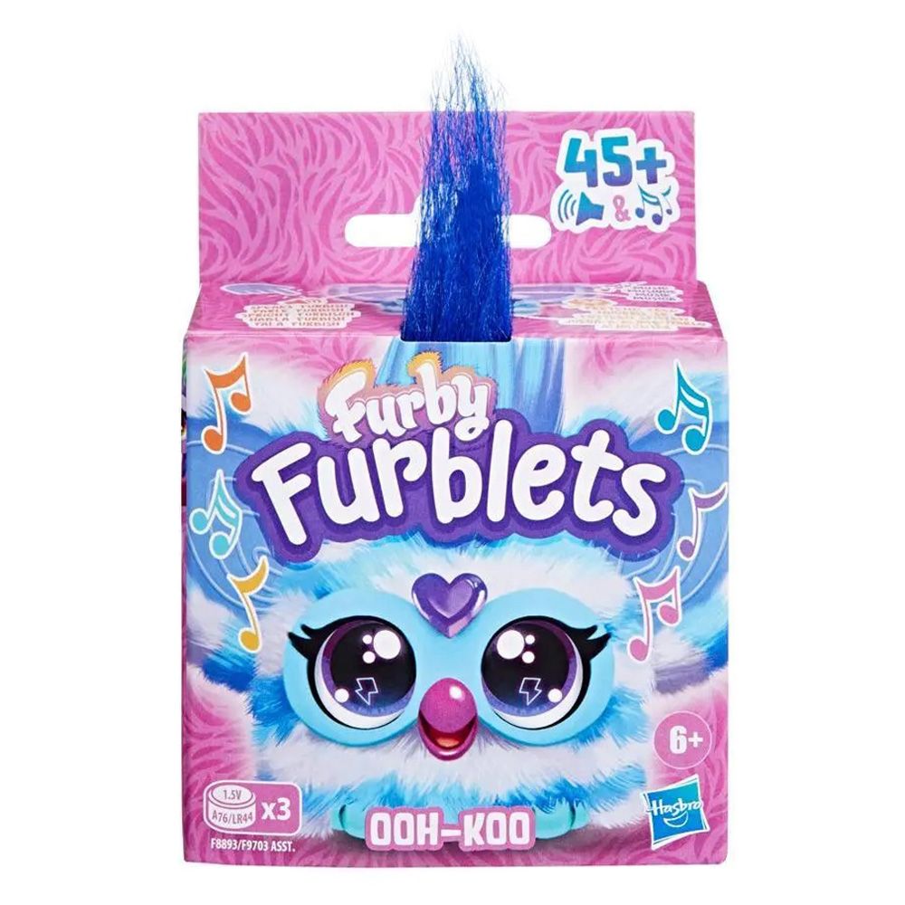Jucarie de plus interactiva, Furby Furblets, Ooh-Koo, 5 cm | Noriel