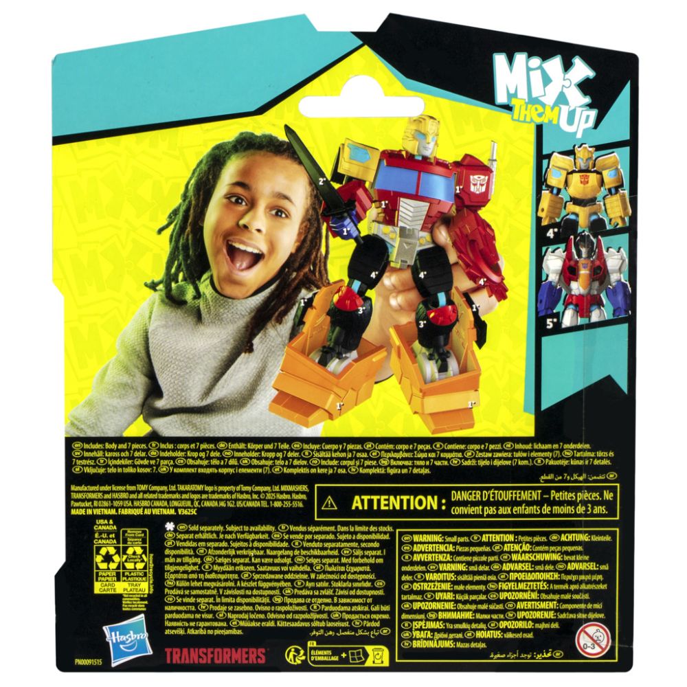 Figurina cu accesorii, Transformers, Mixmashers, Bumblebee, F9734