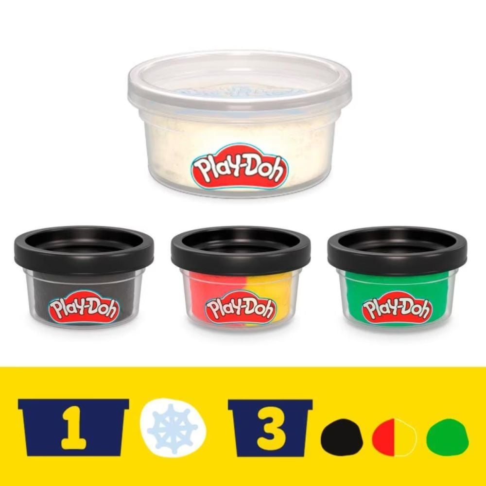 Set de joaca cu 2 figurine, Play-Doh, Marvel, Spider-Man si Venom, F9827