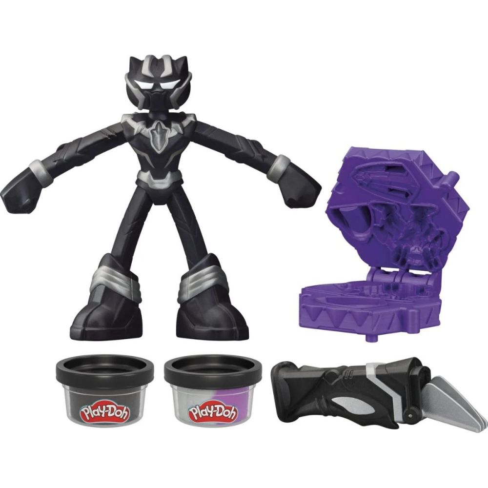 Set de joaca cu figurina, Play-Doh, Marvel Black Panther, G0055