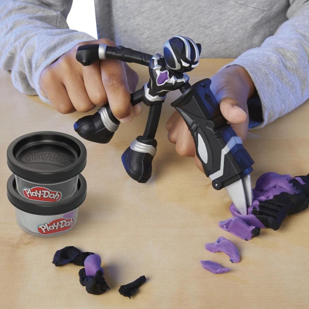 Set de joaca cu figurina, Play-Doh, Marvel Black Panther, G0055