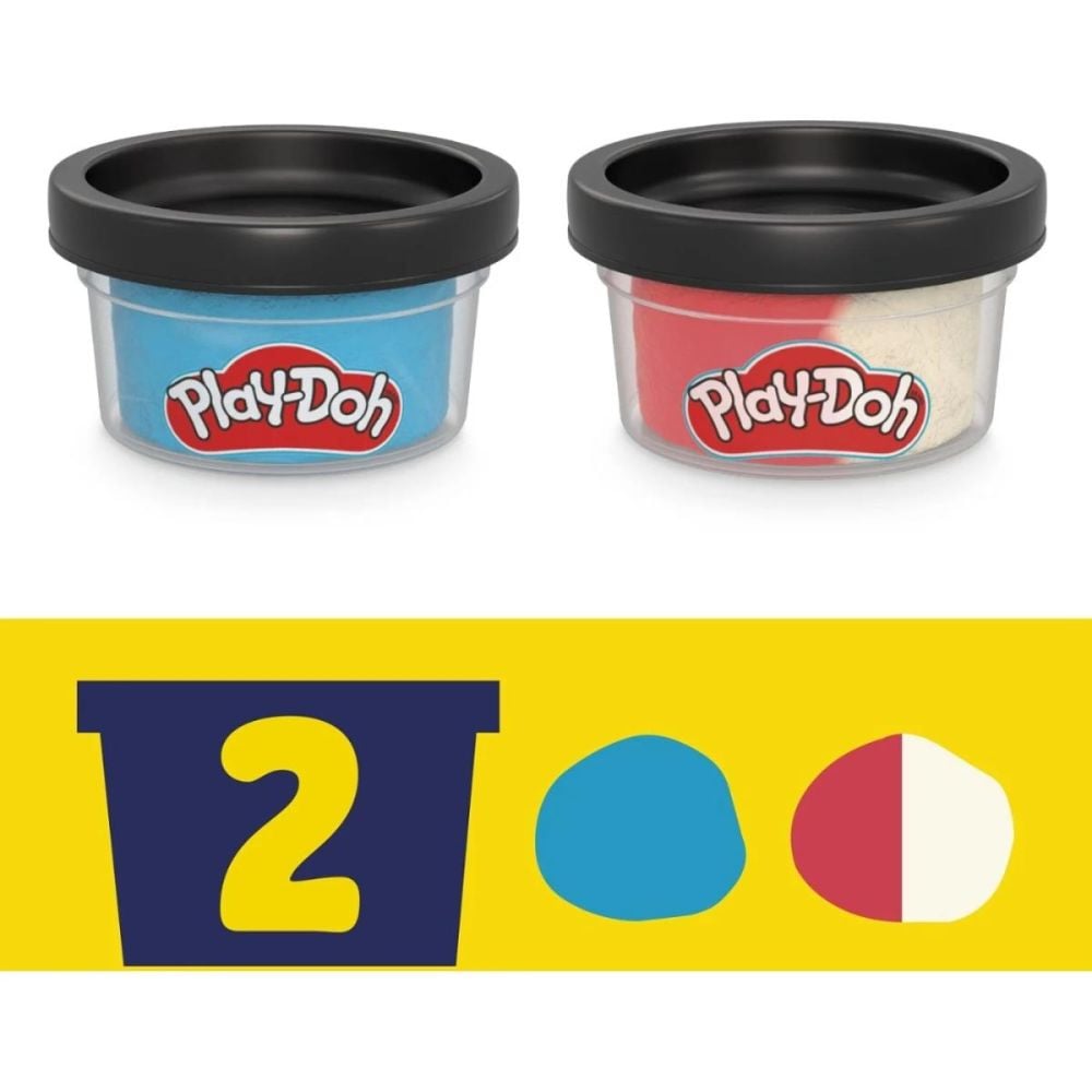 Set de joaca cu figurina, Play-Doh, Marvel, Captain America, G0056