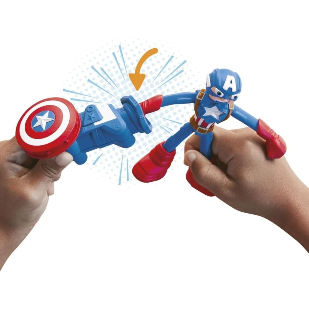 Set de joaca cu figurina, Play-Doh, Marvel, Captain America, G0056