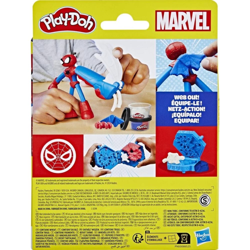 Set de joaca cu figurina, Play-Doh, Marvel, Spider Man, G0058