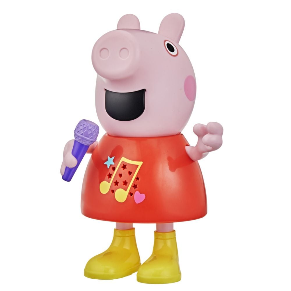 Figurina interactiva, Peppa Pig canta si vorbeste, 20 cm, G0518