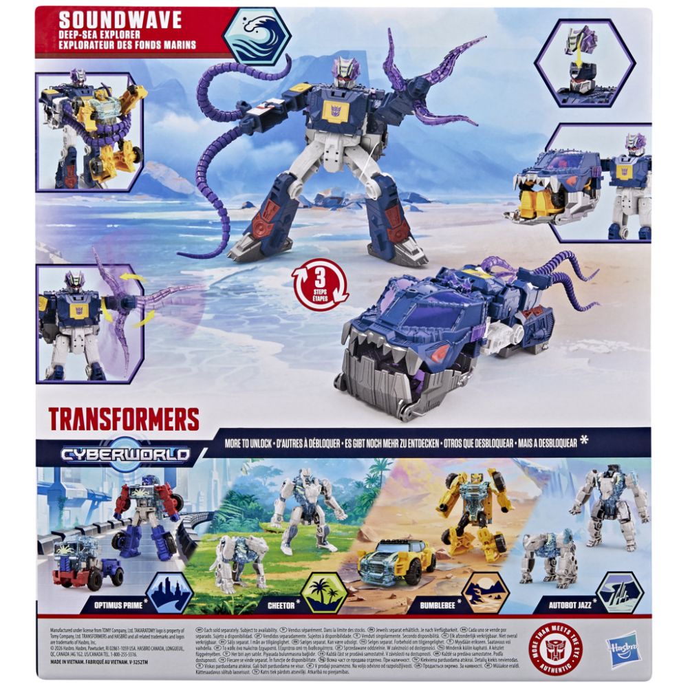 Figurina Transformers, Cyberworld, Changes to Submarine, Soundwave, G1964