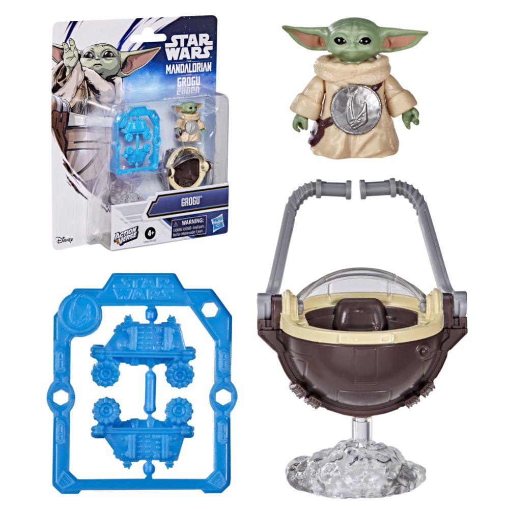 Figurina cu accesorii, Star Wars, ActionVerse, Grogu, G2866