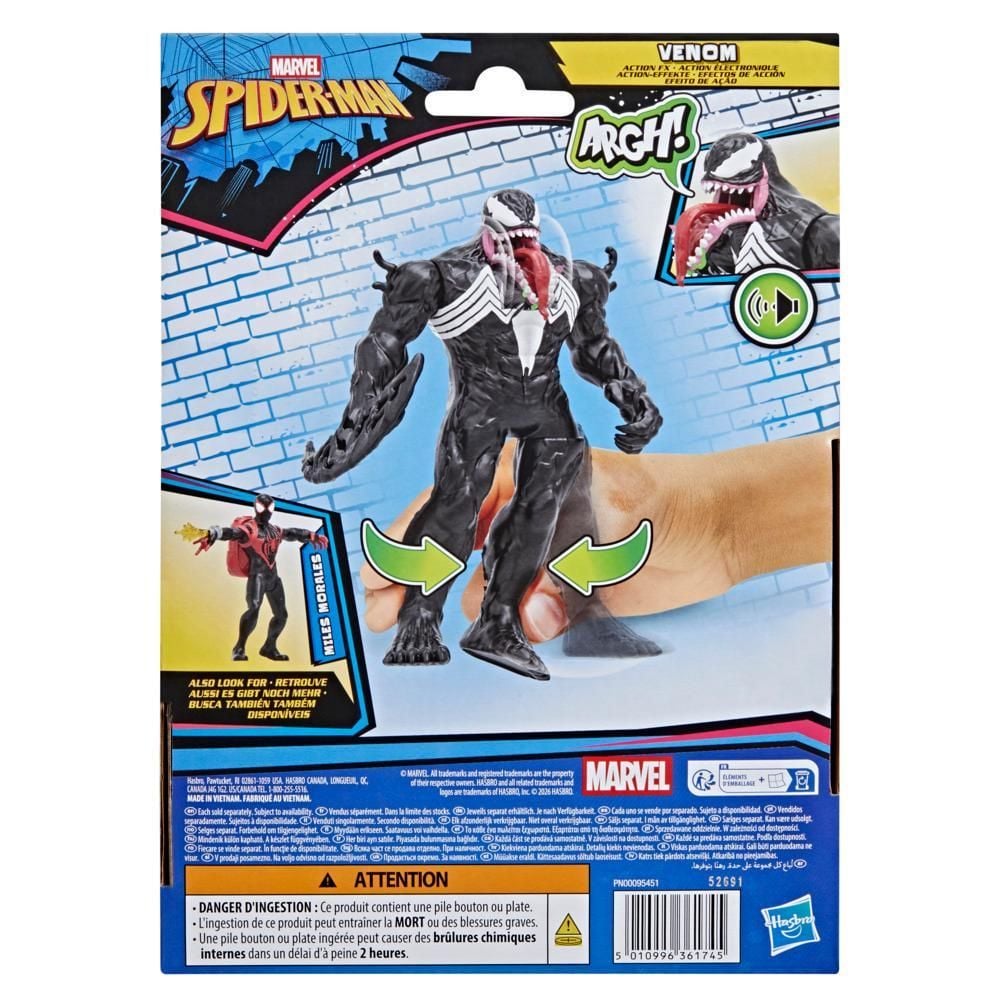 Figurina cu sunete, Marvel, Spider-Man, Venom Action XF, 15 cm, G2855