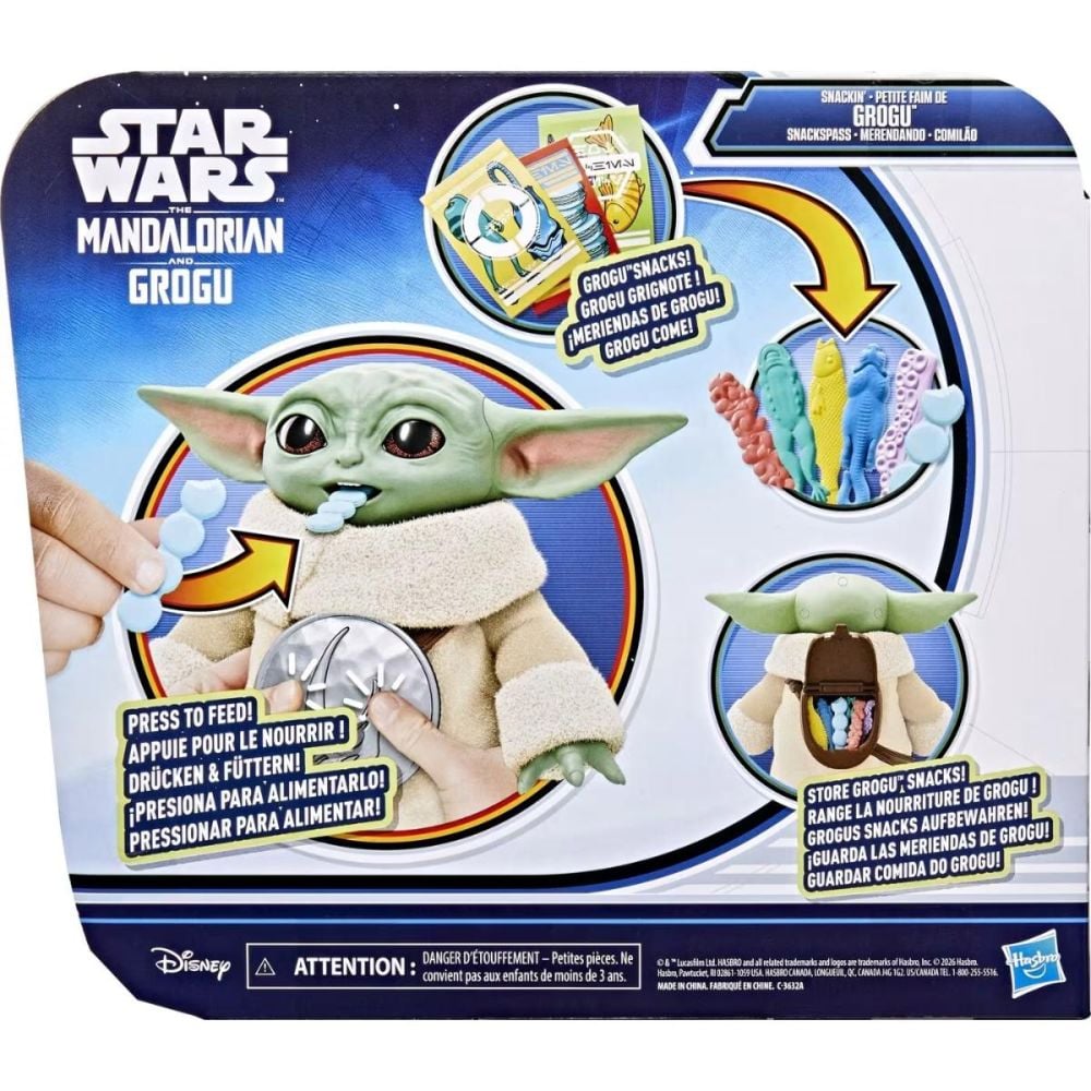 Figurina cu gustari, Star Wars, The Mandalorian Snackin Grogu, G3087