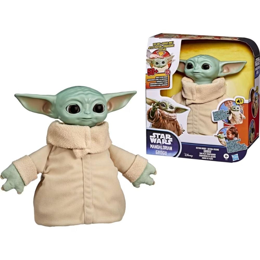 Figurina cu sunete, Star Wars, The Mandalorian and Action Buddy Grogu, G3088