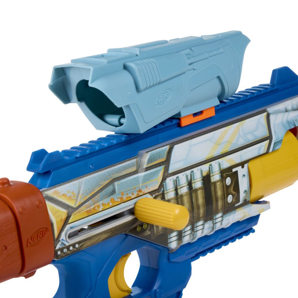 Blaster cu 12 sageti din spuma, Nerf, The Mandalorian and Grogu, G3237