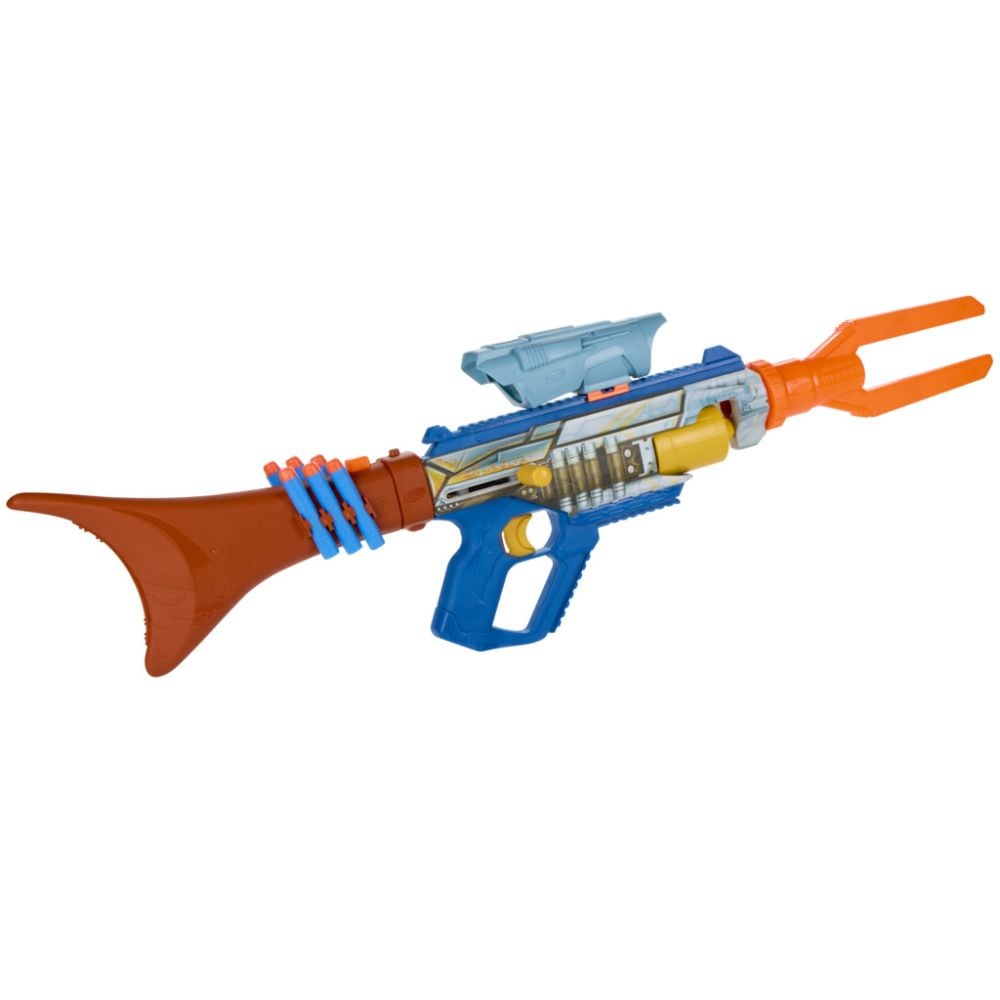 Blaster cu 12 sageti din spuma, Nerf, The Mandalorian and Grogu, G3237