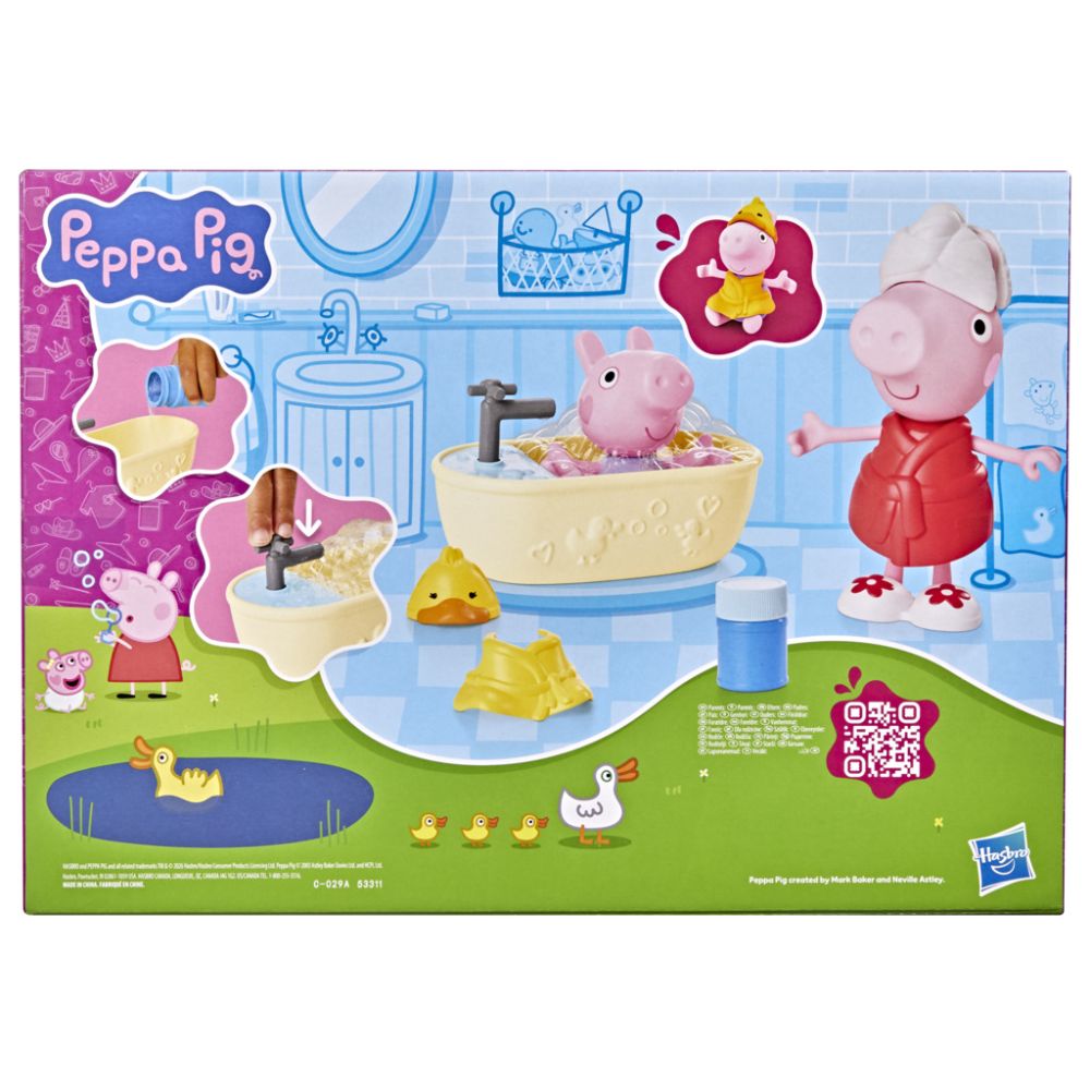 Set de joaca Peppa Pig, Peppas Bubble Bath, G2184