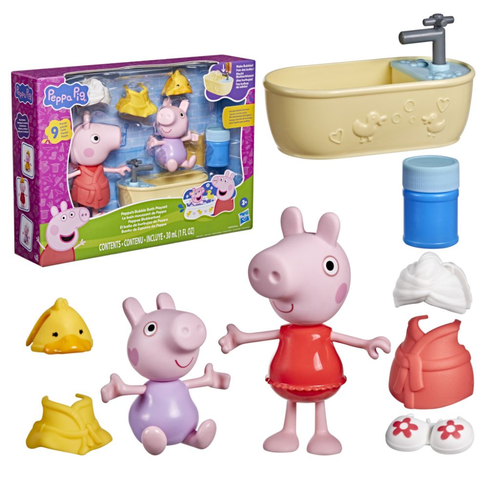 Set de joaca Peppa Pig, Peppas Bubble Bath, G2184