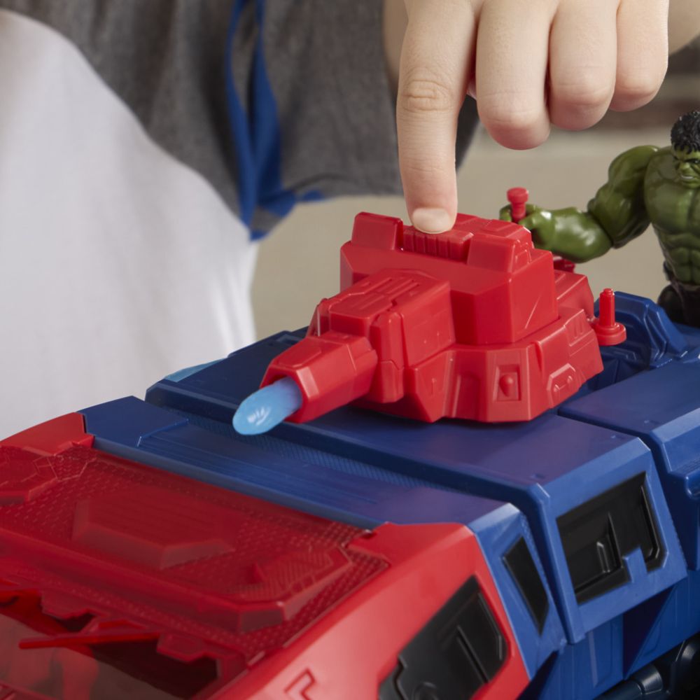 Vehicul blindat 2 in 1, Marvel Spider-Man, ActionVerse, Super Chompin Tank, G3439