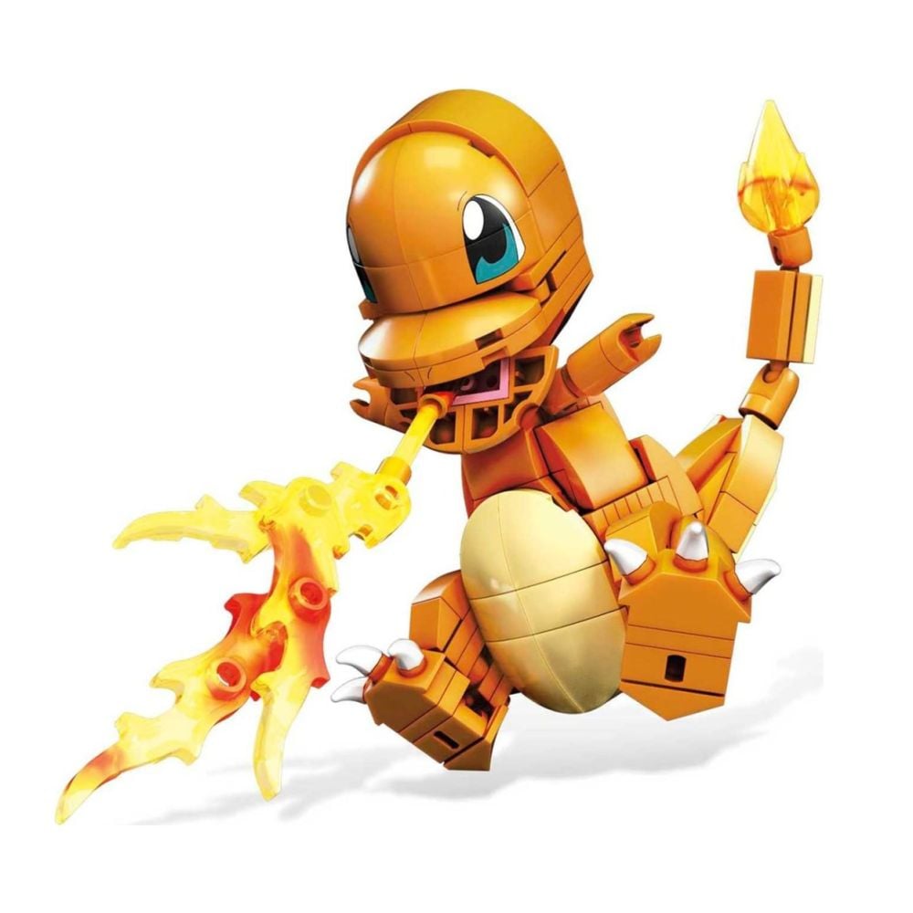 Set de constructie, Mega Bloks, Pokemon Charmander, 180 piese, GKY96